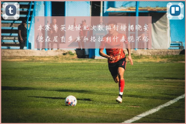 本赛季英超侵犯次数排行榜揭晓安德森居首多库和格拉利什表现不俗